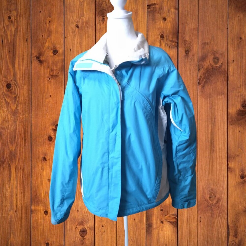 Columbia Jacket Convert Women's Medium Blue Jacket (SHELL ONLY) RN 69724